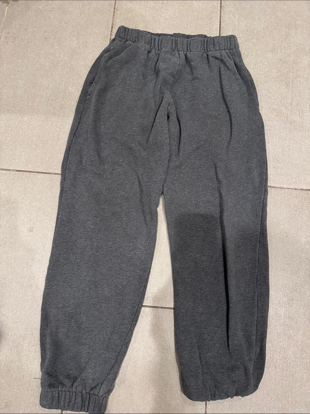 Brandy Melville Dark Gray Elastic Waist Joggers One SZ
